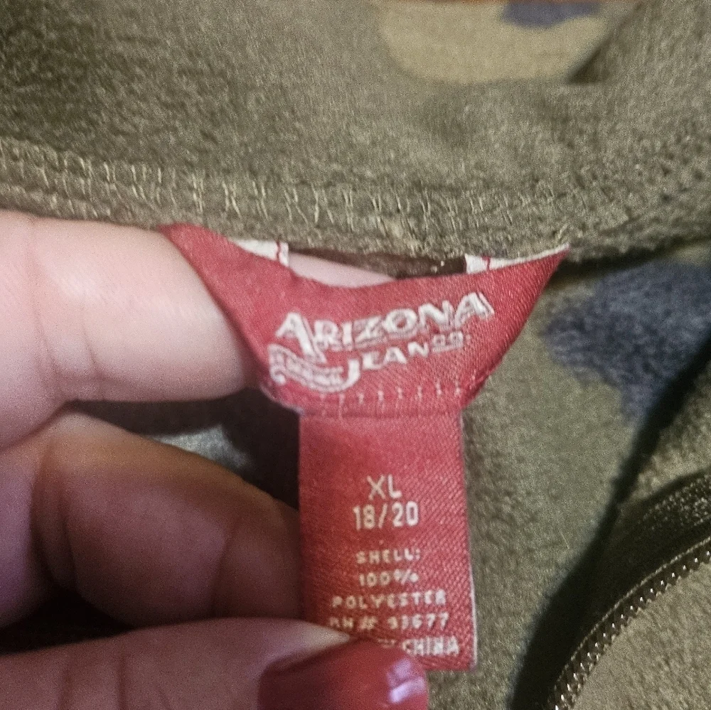 Arizona Jean Company Youth Camo Fleece Pullover